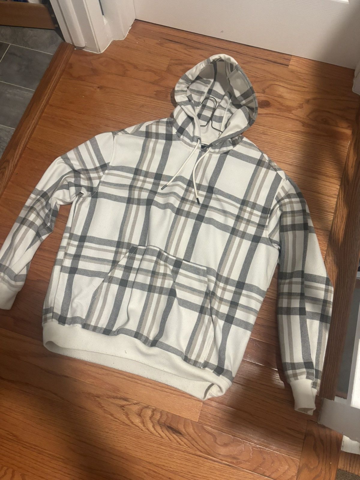 Zara Zara plaid hoodie Size US M / EU 48-50 / 2 - 1 Thumbnail