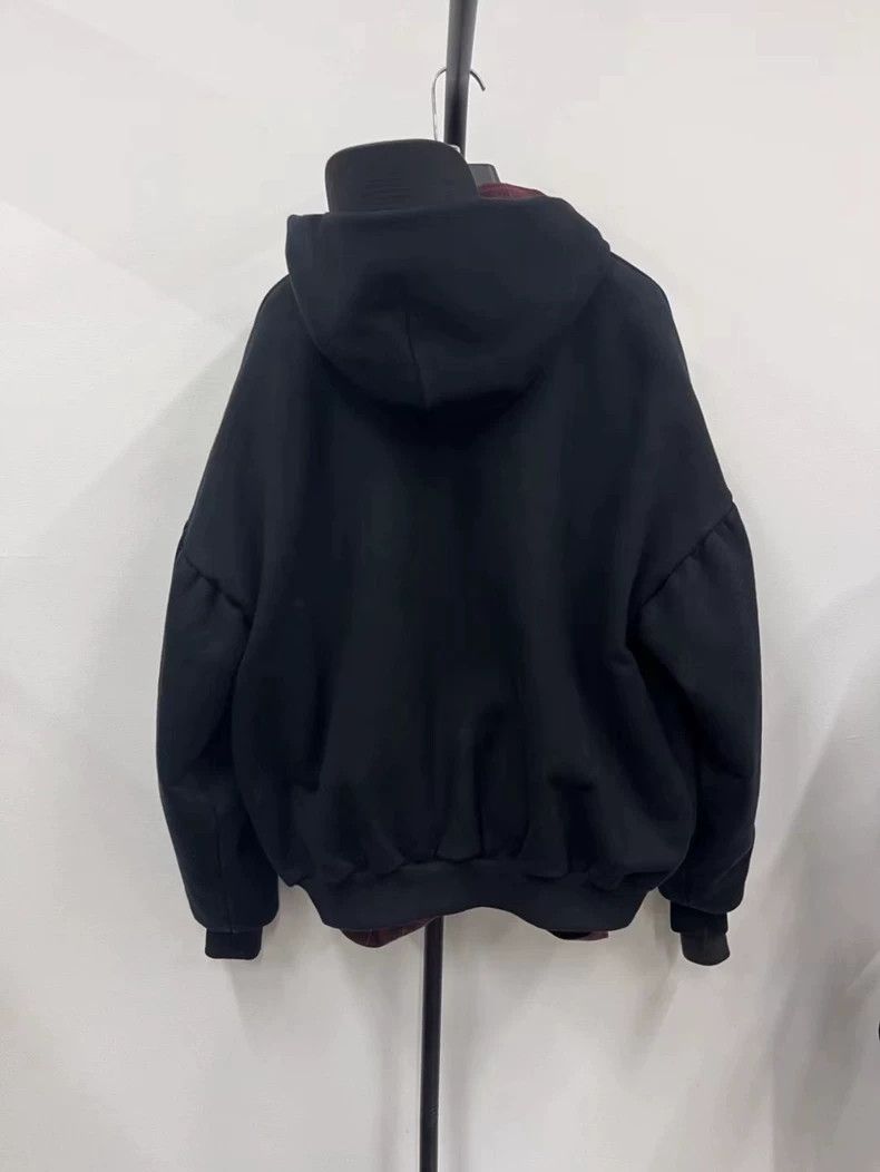 Balenciaga Balenciaga Logo-print hooded long-sleeve drop-shoulder jac Size US M / EU 48-50 / 2 - 2 Thumbnail