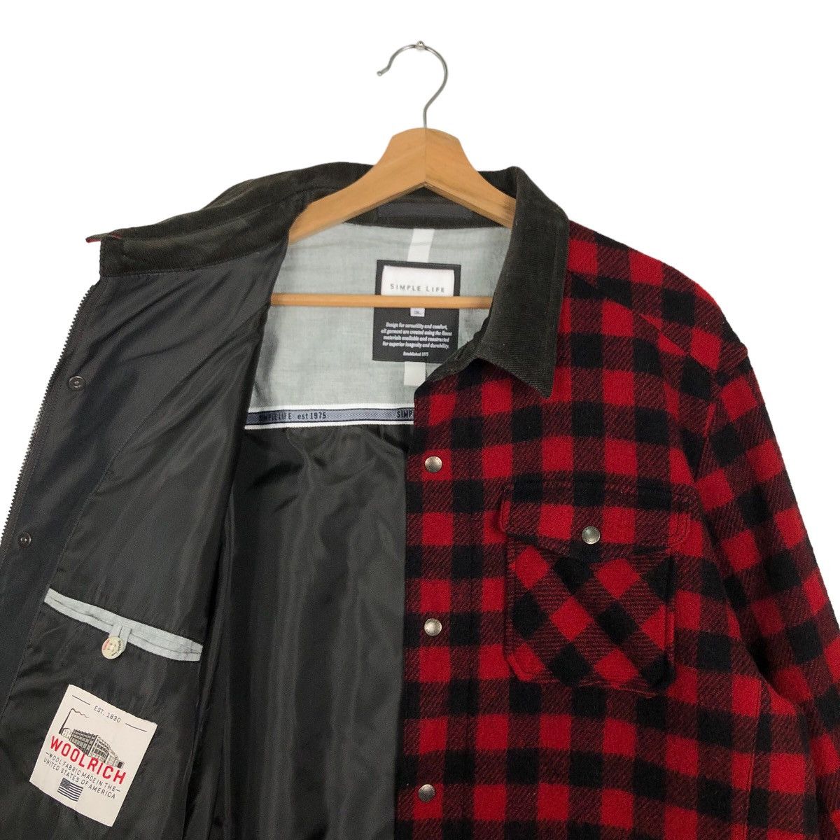 Japanese Brand 🔥90’s Vintage Survival Jacket Woolrich Japan Tartan Design Size US L / EU 52-54 / 3 - 10 Thumbnail