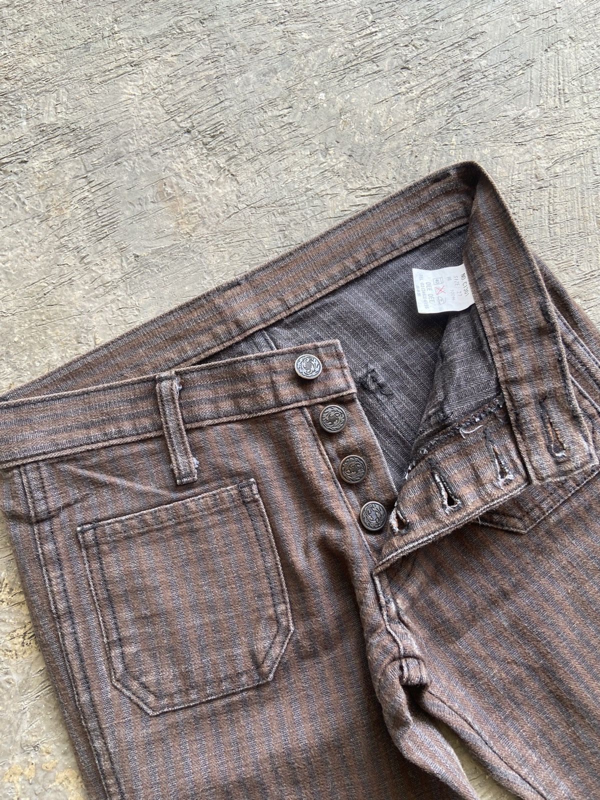 Le Grande Bleu (L.G.B.) 2000s Dee Dee - Vkei LGB Style Crazy Flared Pants Size US 27 - 4 Thumbnail