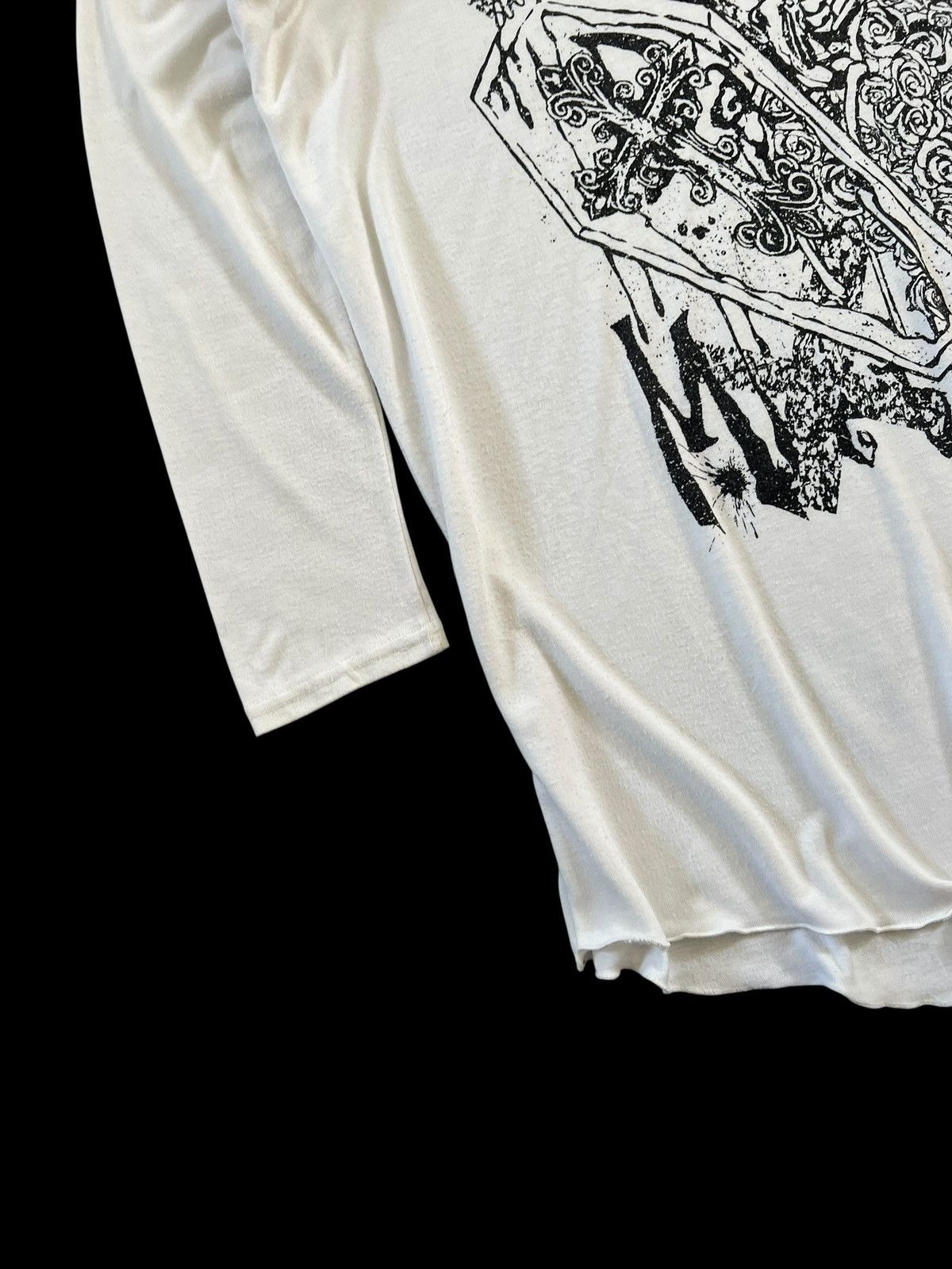 Algonquins Algonquins 🇯🇵 Skull Asymmetric Long Hoodie Size L / US 10 / IT 46 - 5 Thumbnail