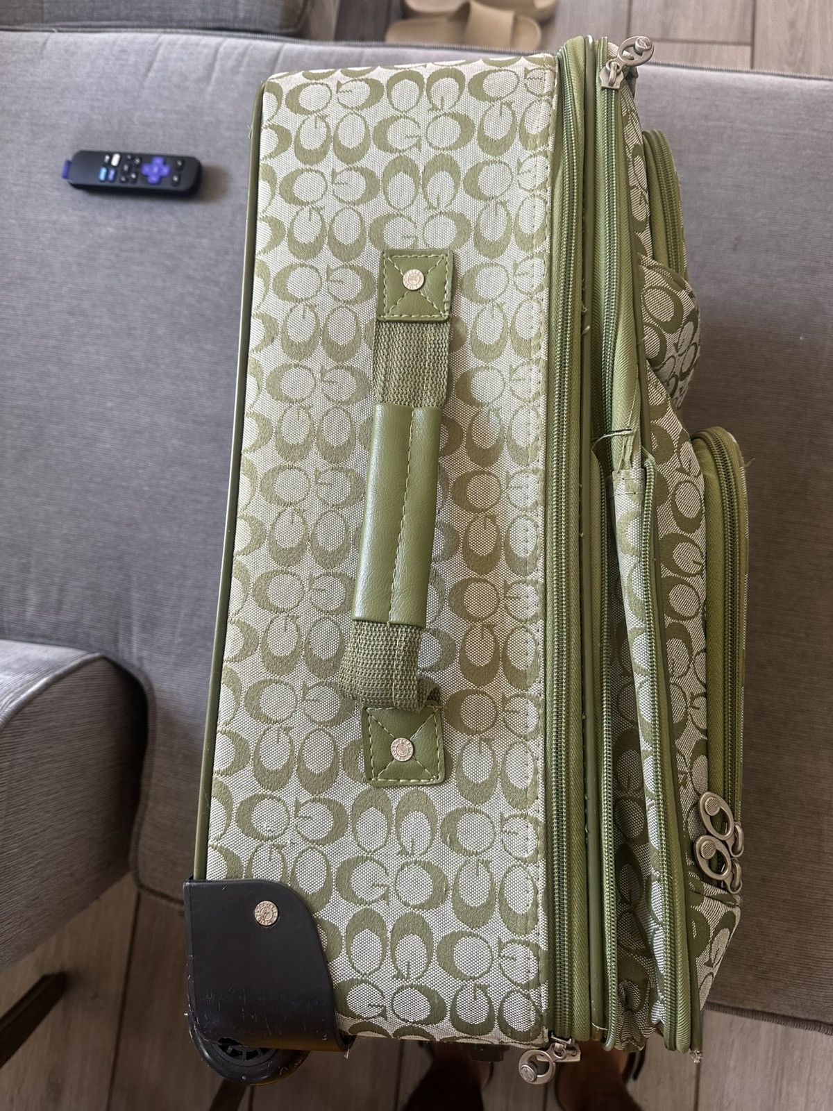 Coach × Vintage Vintage Coach Wheeled Travel Luggage w Mini Duffle Bag Size ONE SIZE - 3 Thumbnail