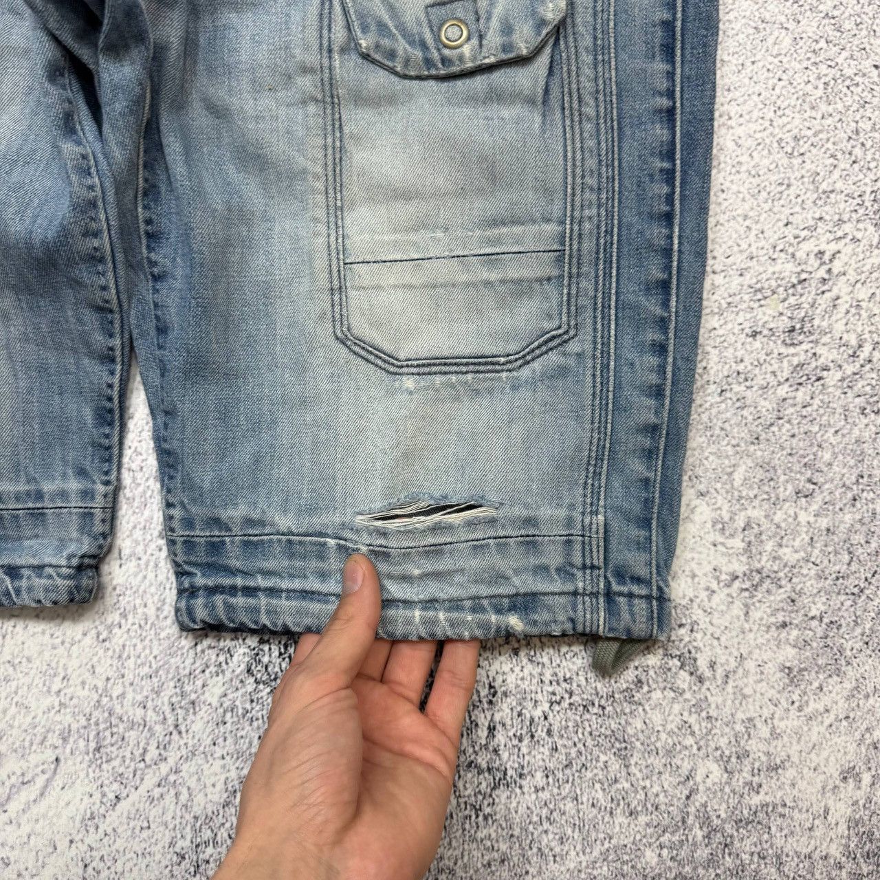 G-Star Vintage G-Star RW Denim Baggy Jeans Shorts Mens Size 33 Size US 33 - 6 Thumbnail