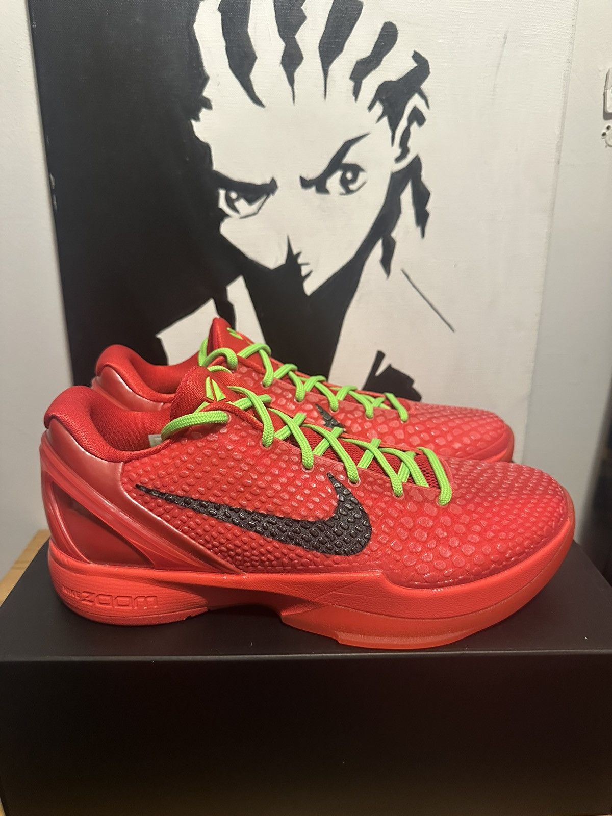 Nike Kobe 6 Protro Reverse Grinch Size US 9.5 / EU 42-43 - 3 Thumbnail