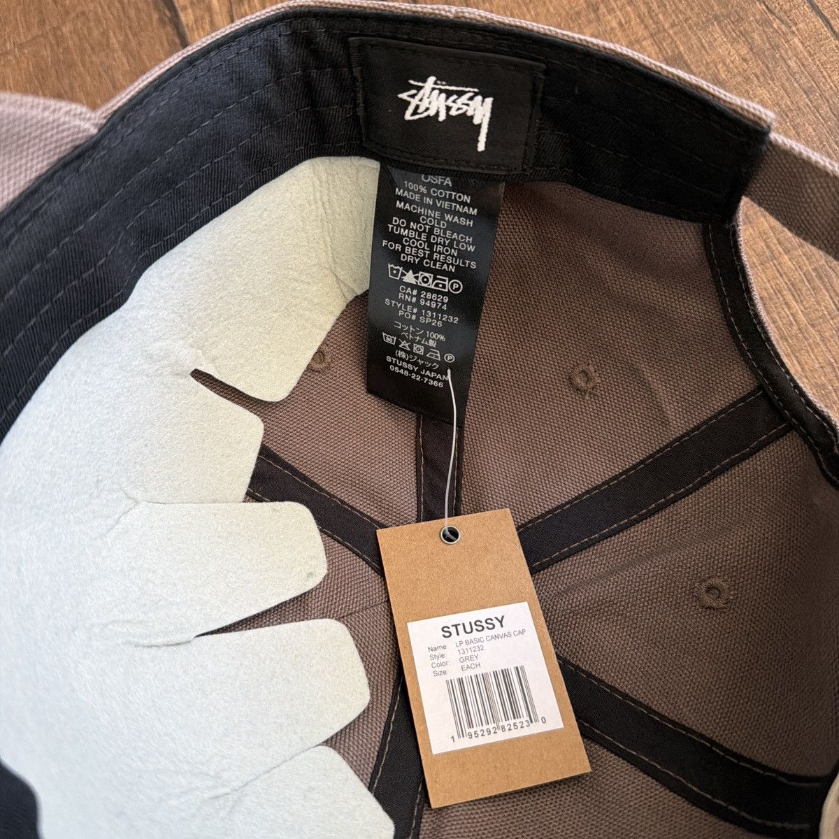 Stussy Stussy basic canvas cap Size ONE SIZE - 4 Thumbnail