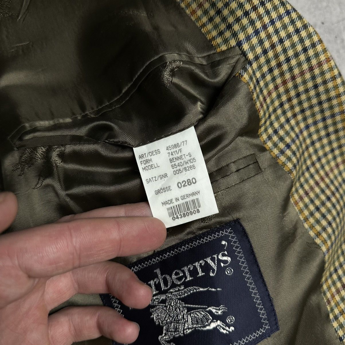 Burberry × Burberry Prorsum × Vintage Vintage 90s Burberrys Wool Balzer Bennet-s Size 50S - 9 Thumbnail
