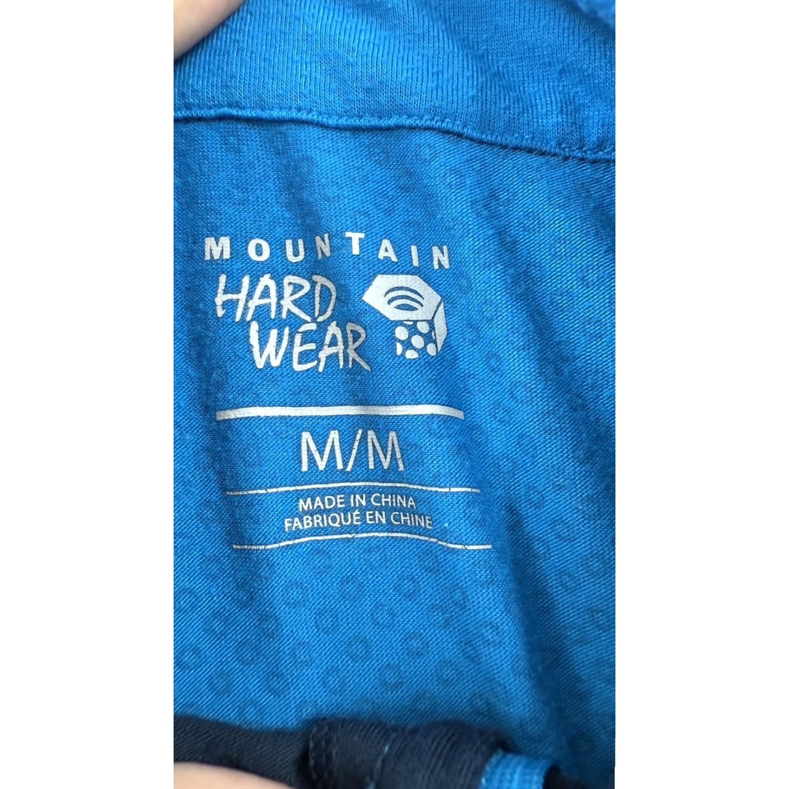 Mountain Hardwear Mountain Hardwear Shirt Mens Medium Blue Black Athletic Outdoor Short Sleeve Top Size US M / EU 48-50 / 2 - 2 Thumbnail
