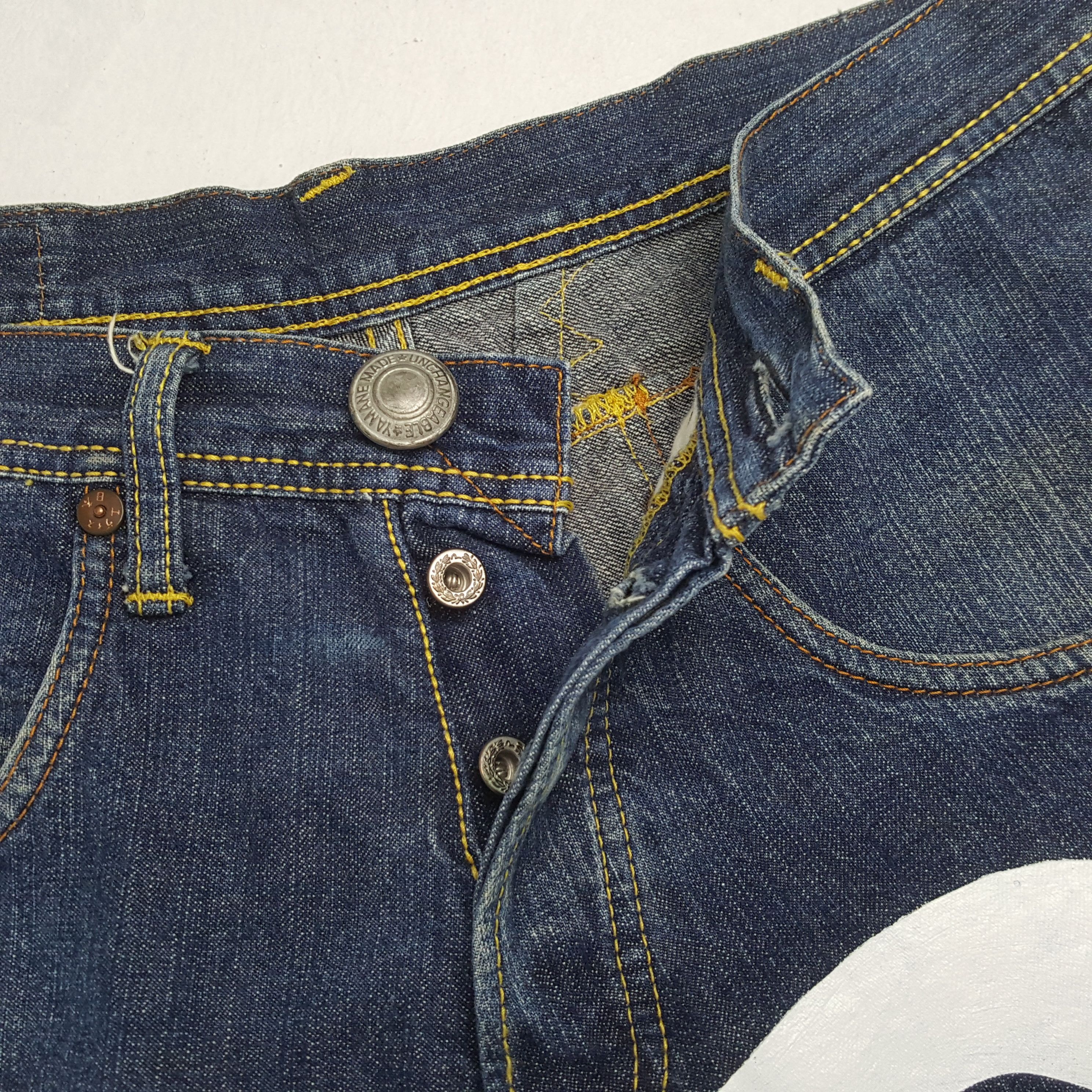 Japanese Brand × Vintage EVISU Japanese Brand Streetwear Custom Daicock Jeans Size US 30 / EU 46 - 12 Thumbnail