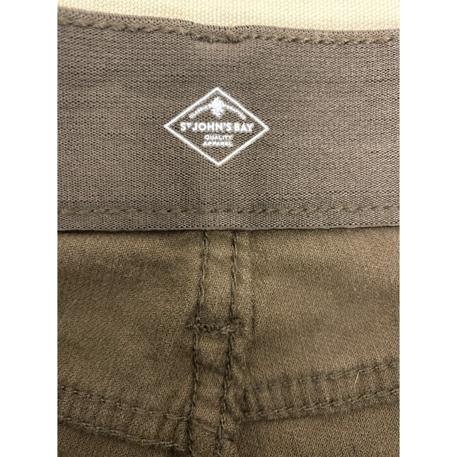 Velvet St John’s Womens Jeans Velvet Corduroy Mid Rise Casual Size 4P NWOT/116-11 Brown Distressed No 5-Pocket Slim Size 27" / US 4 / IT 40 - 7 Thumbnail