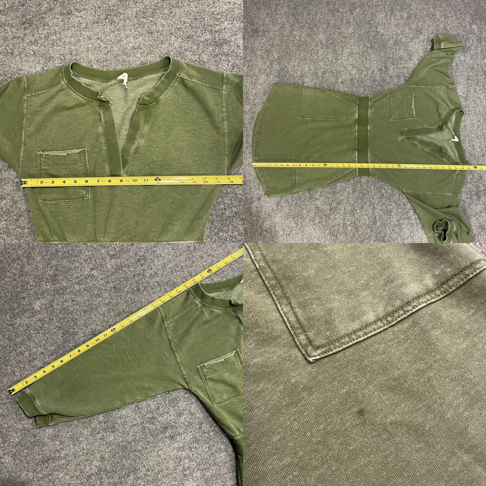 Anthropologie Daily Practice by Anthropologie Dress Womens XS Green Sweater Dress Pockets Size XS / US 0-2 / IT 36-38 - 8 Thumbnail