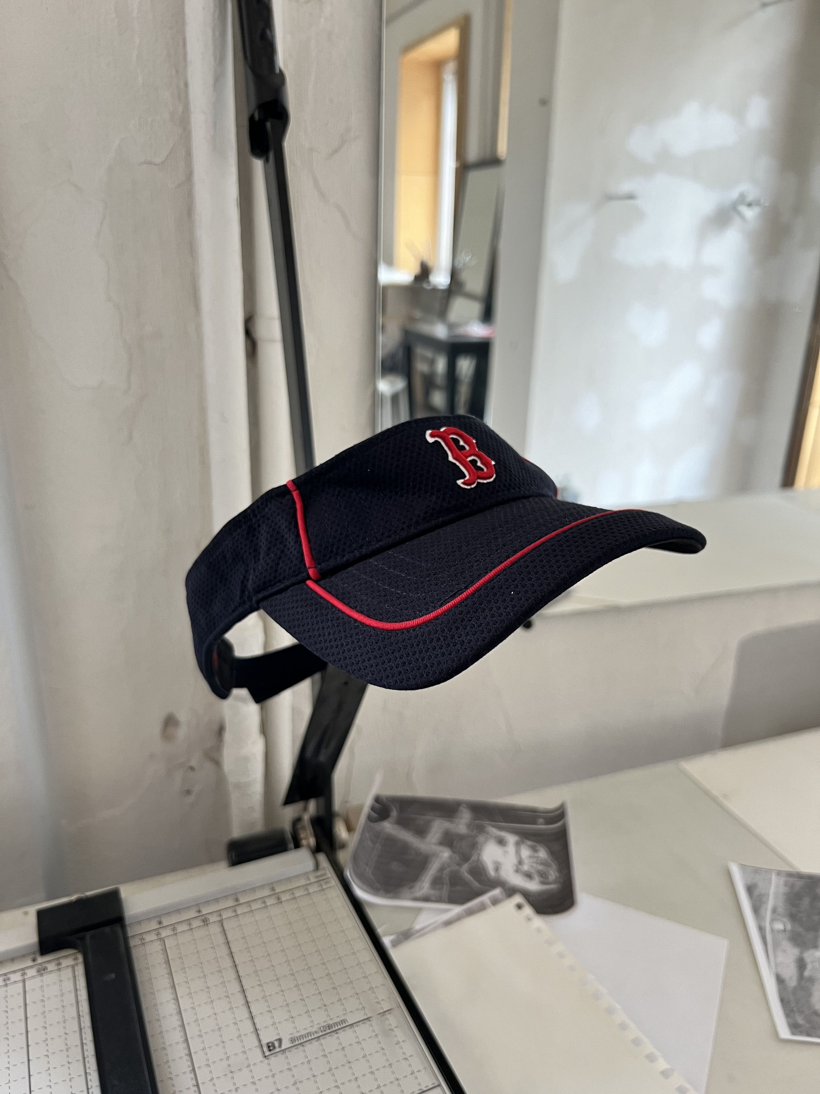 MLB × New Era Tennis Visor Vintage Red Sox 1990s Cap Hat Size ONE SIZE - 1 Thumbnail