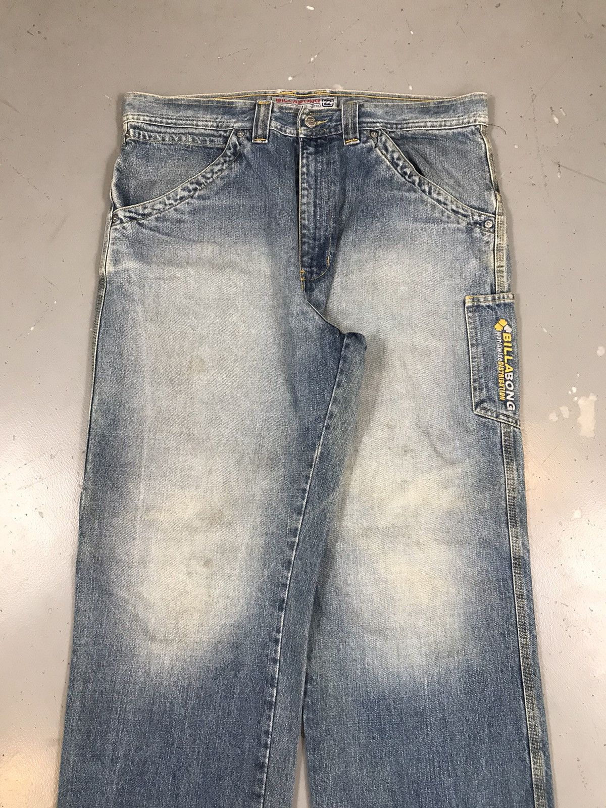 Billabong × Vintage Vintage billabong big pocket baggy fit denim Size US 36 / EU 52 - 4 Thumbnail