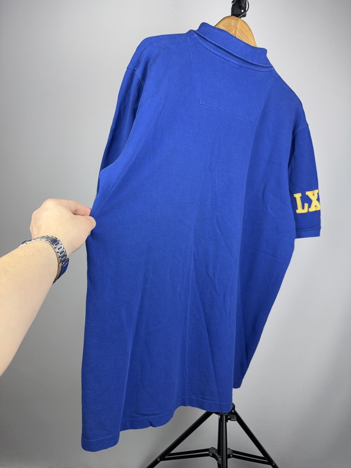 Lamborghini Luxury Automobili Lamborghini Bull Logo Polo Shirt Blue XXL Size US XXL / EU 58 / 5 - 17 Thumbnail