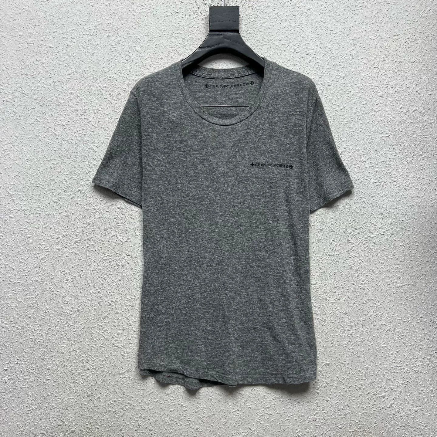 chrome hearts gray short sleeve t-shirt
