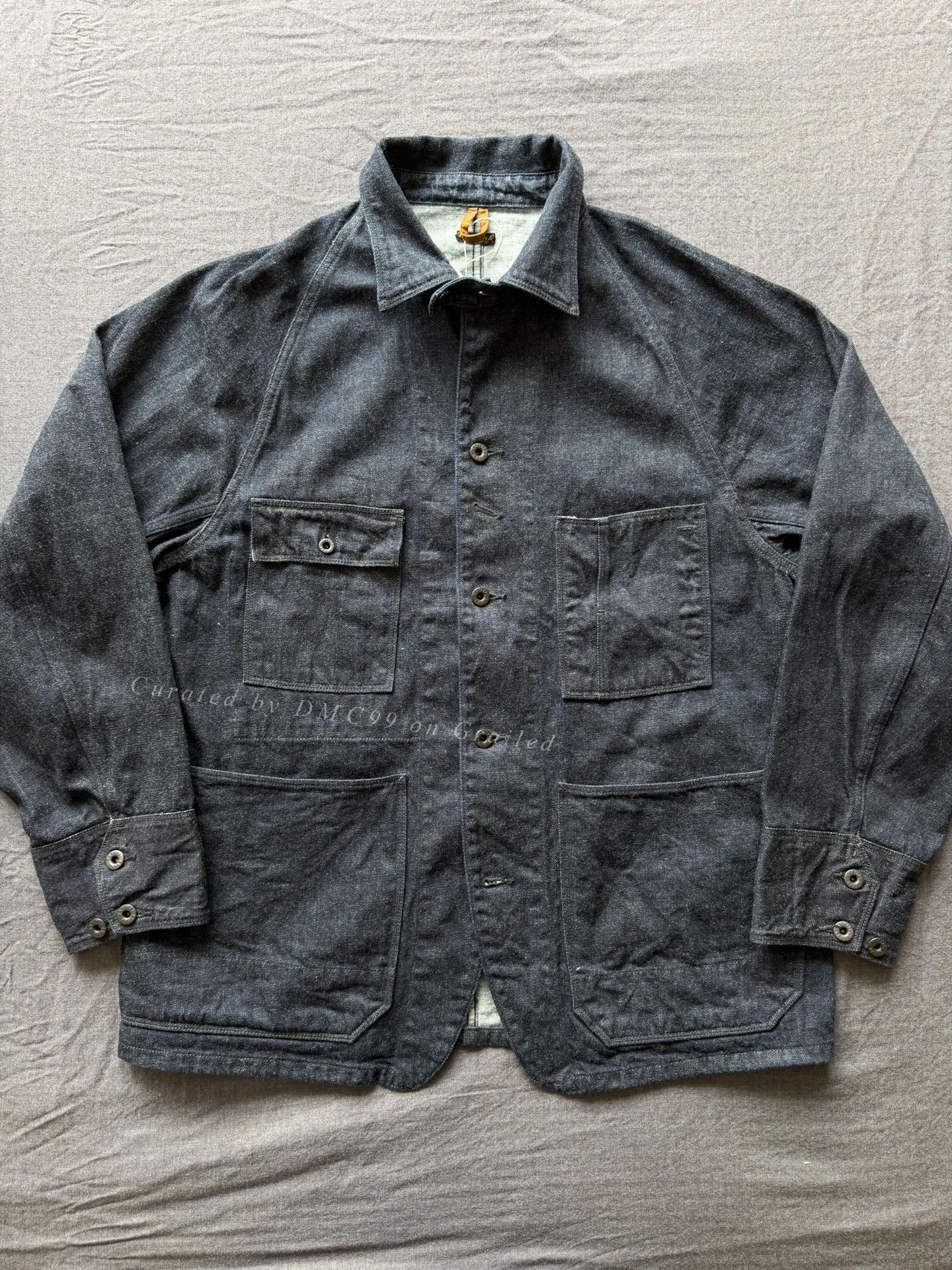 Kapital Kapital 26SS Dark Blue Denim Work Jacket Size US L / EU 52-54 / 3 - 1 Thumbnail