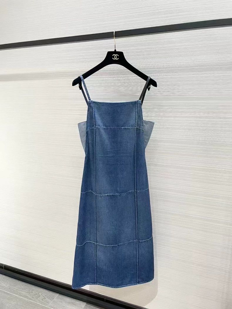 Loewe Loewe Size 36 Denim Slip Dress Size US S / EU 44-46 / 1 - 1 Thumbnail