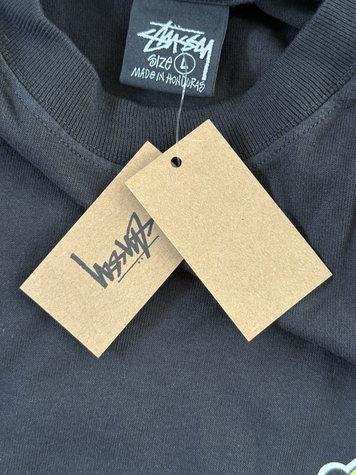 Stussy Stussy Ranger 1905157 Pigment Dyed Black Tee T-Shirt Large Size US L / EU 52-54 / 3 - 5 Thumbnail