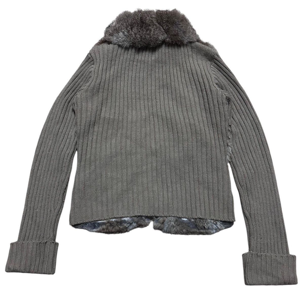 If Six Was Nine × Japanese Brand × Vintage 🇯🇵 Vintage Japan Honey Drop Rabbit Fur Avant-garde Knitwear Size US S / EU 44-46 / 1 - 3 Thumbnail