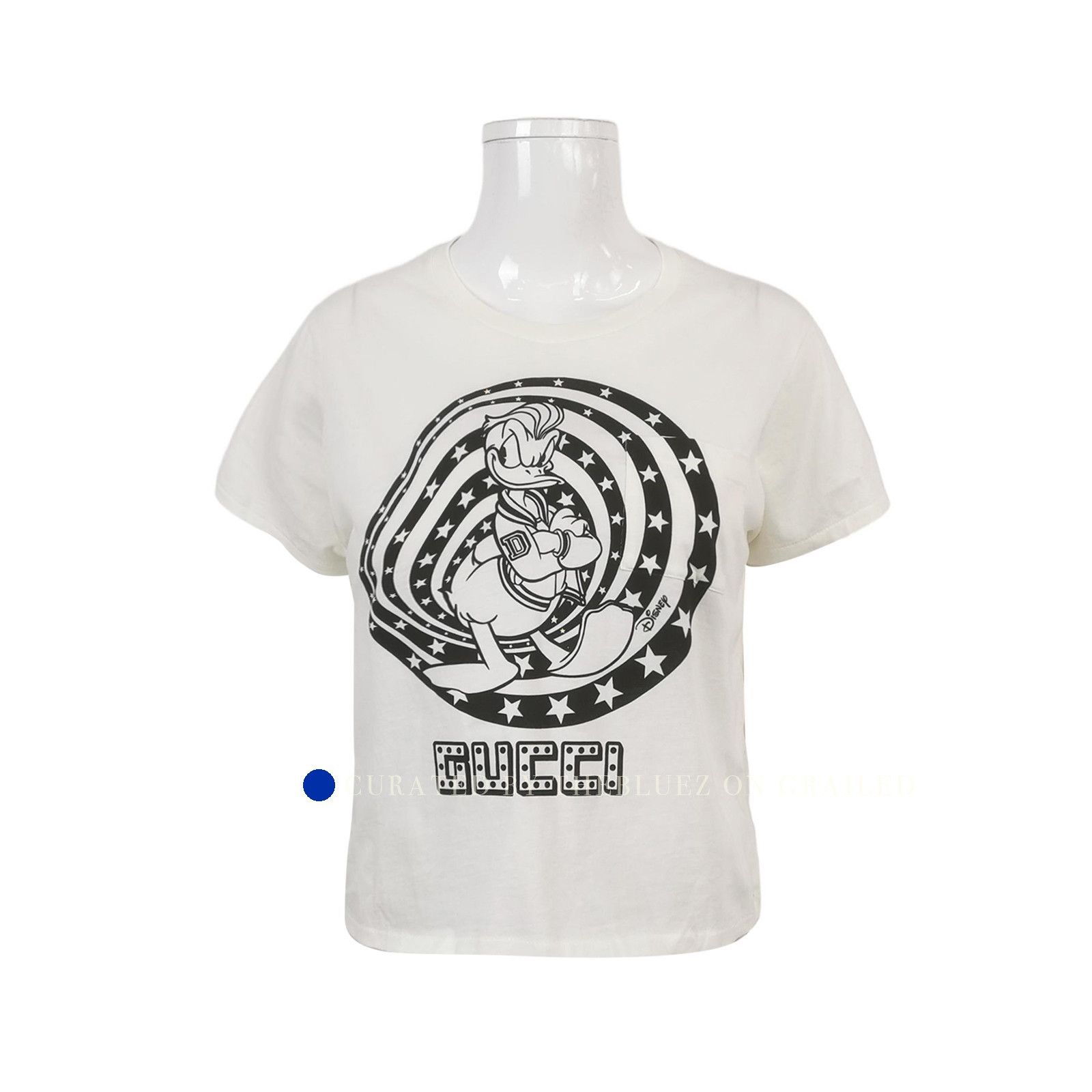 Gucci Disney Donald Duck Graphic Tee in White Size US S / EU 44-46 / 1 - 1 Thumbnail