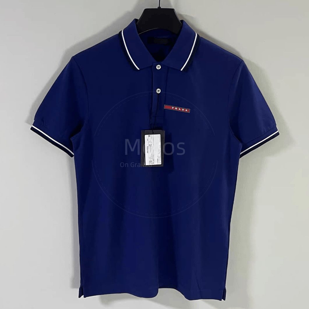 Prada Prada Logo Red Label White Line Polo-2508 Size US S / EU 44-46 / 1 - 1 Thumbnail