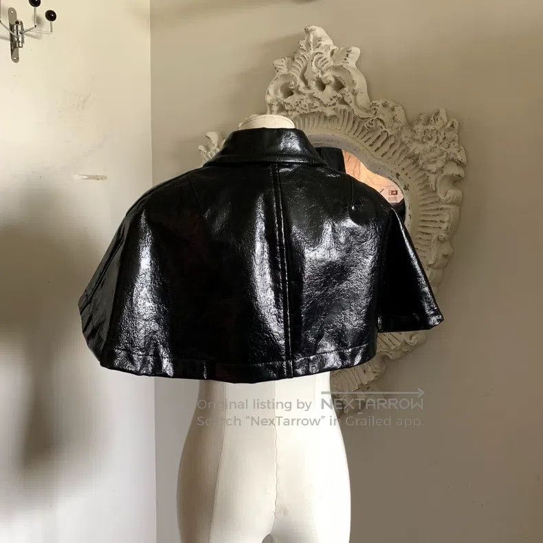 Comme des Garcons Comme des Garcons Black Leather Short Shawl Size M / US 6-8 / IT 42-44 - 7 Thumbnail
