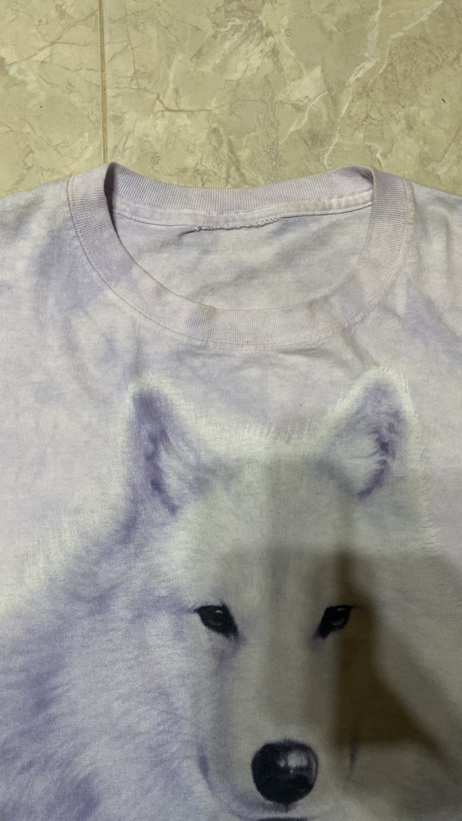 The Mountain VTG The Mountain White Wolf Tie Dye T-Shirt Nature Animal Size US L / EU 52-54 / 3 - 3 Thumbnail