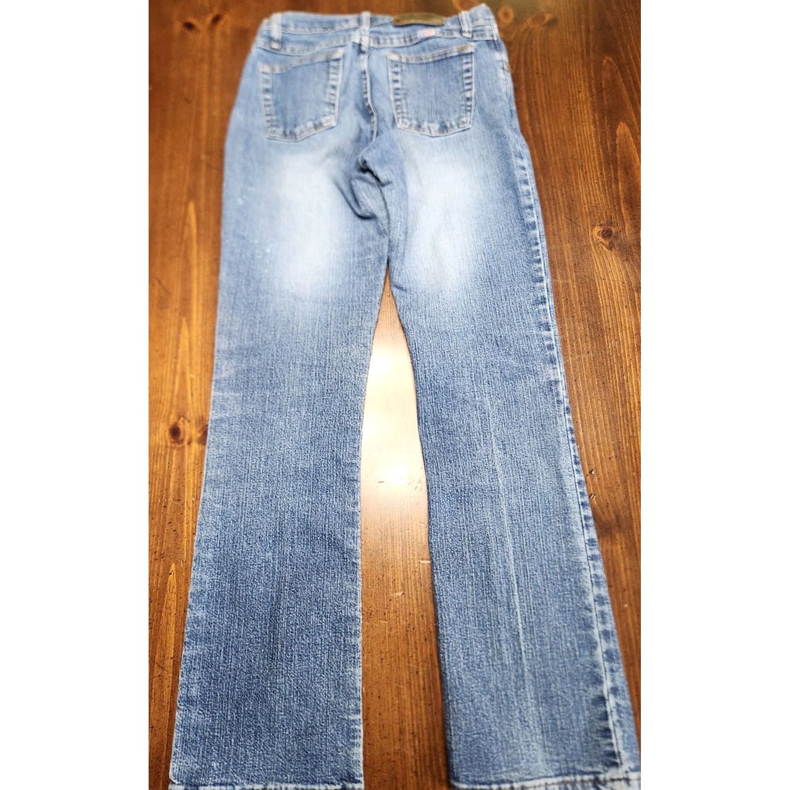 Wrangler Wranglers 23X Premium Jean Straight Women 26 X 29 Blue Denim 100% Cotton 5-Pocket Zip Regular Size 26" / US 2 / IT 38 - 2 Thumbnail