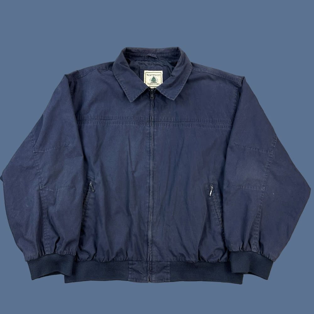 Vintage VINTAGE Northwest Territory Jacket Mens XL Blue Full Zip Bomber Casual Size US XL / EU 56 / 4 - 1 Thumbnail