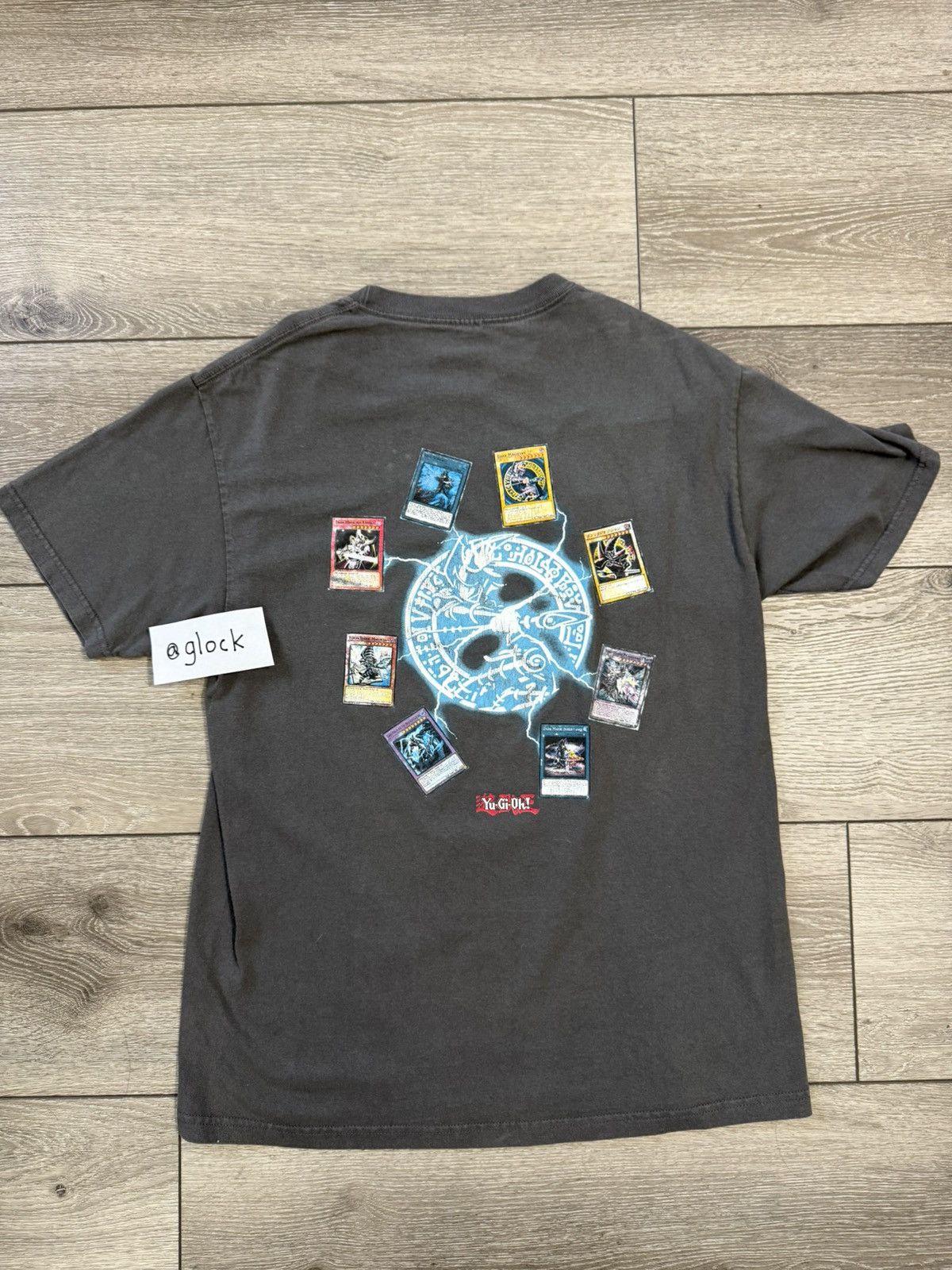Japanese Brand Yu-Gi-Oh Drought Dark Magician Grey Tee Size Large Size US L / EU 52-54 / 3 - 5 Thumbnail