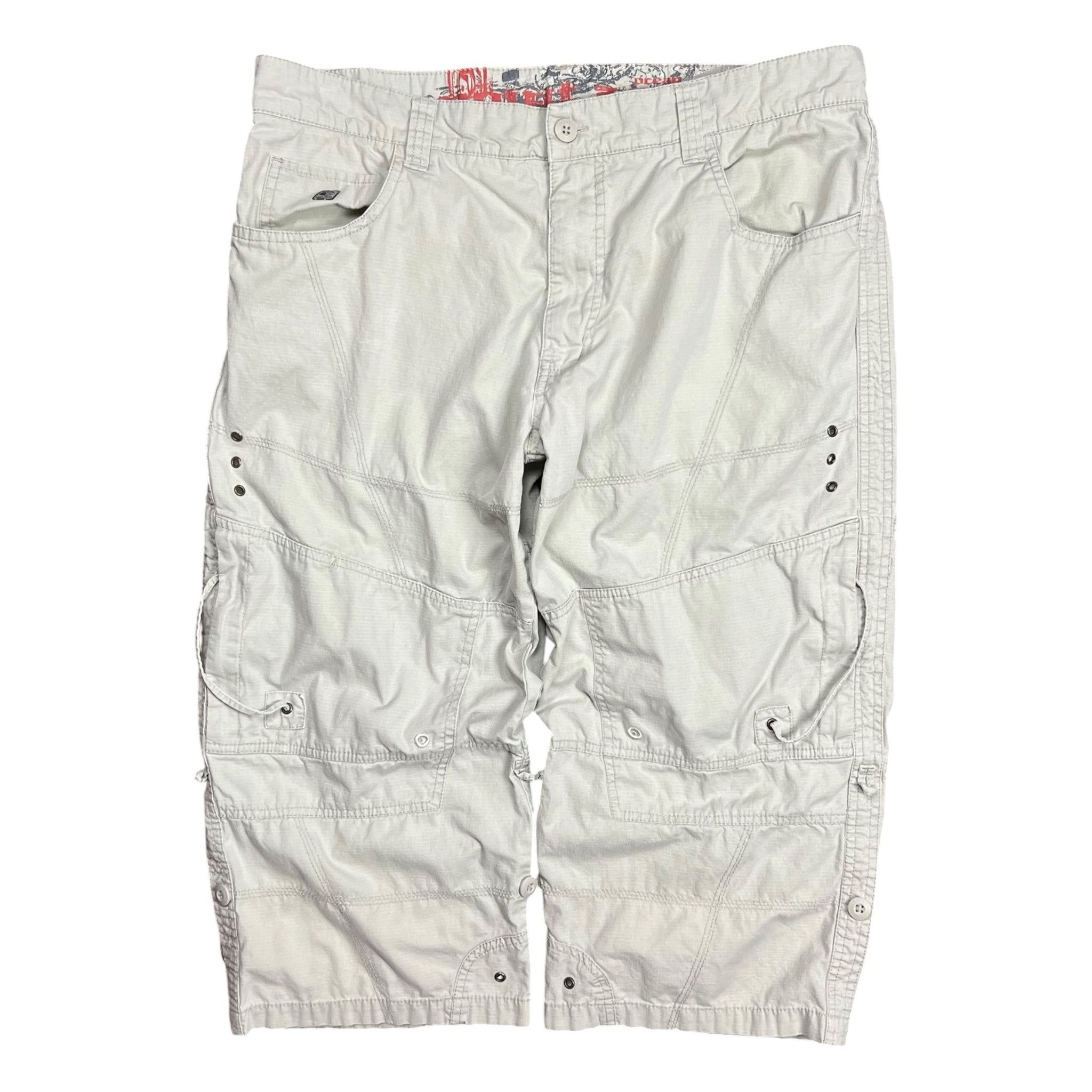 Point Zero Point Zero Contrast Stitch Utility Cargo Capris - 38” Size US 38 / EU 54 - 1 Thumbnail