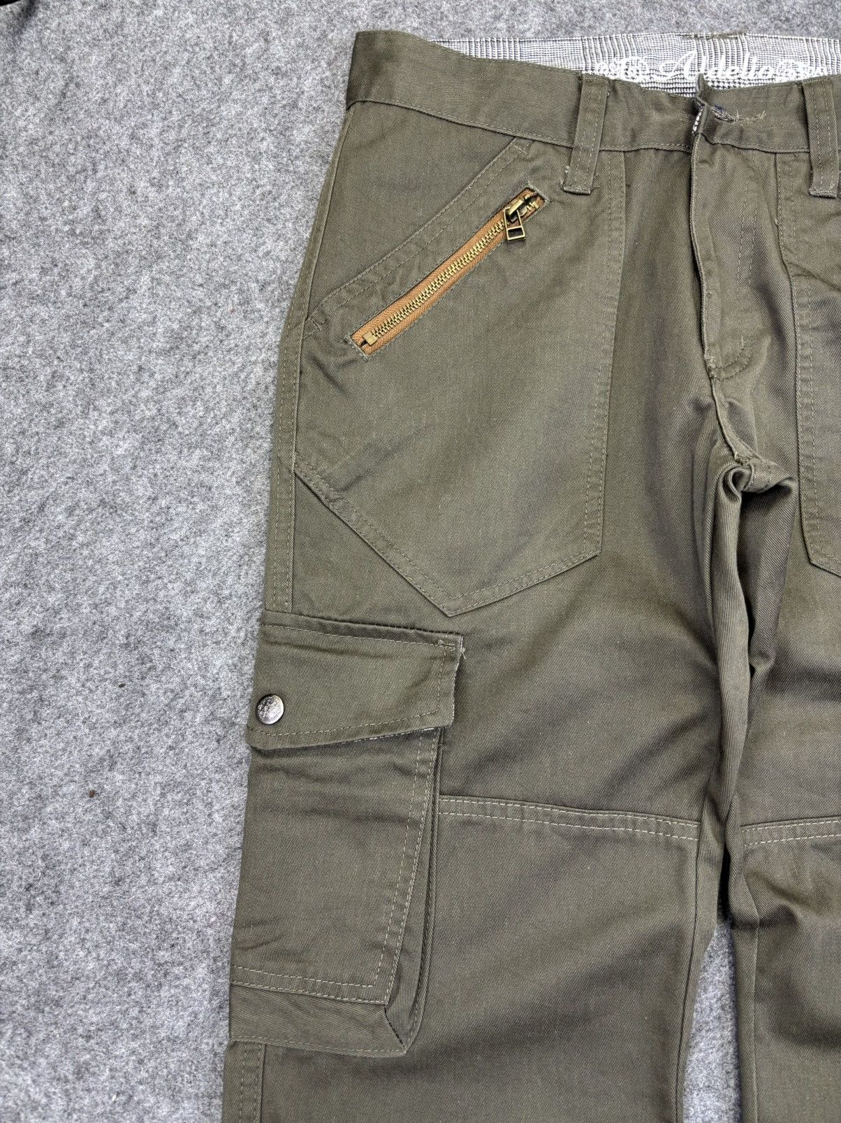 Japanese Brand 💥FLARE💥Aldelio Tctcal Multipocket Military Cargo Pant F933 Size US 30 / EU 46 - 4 Thumbnail