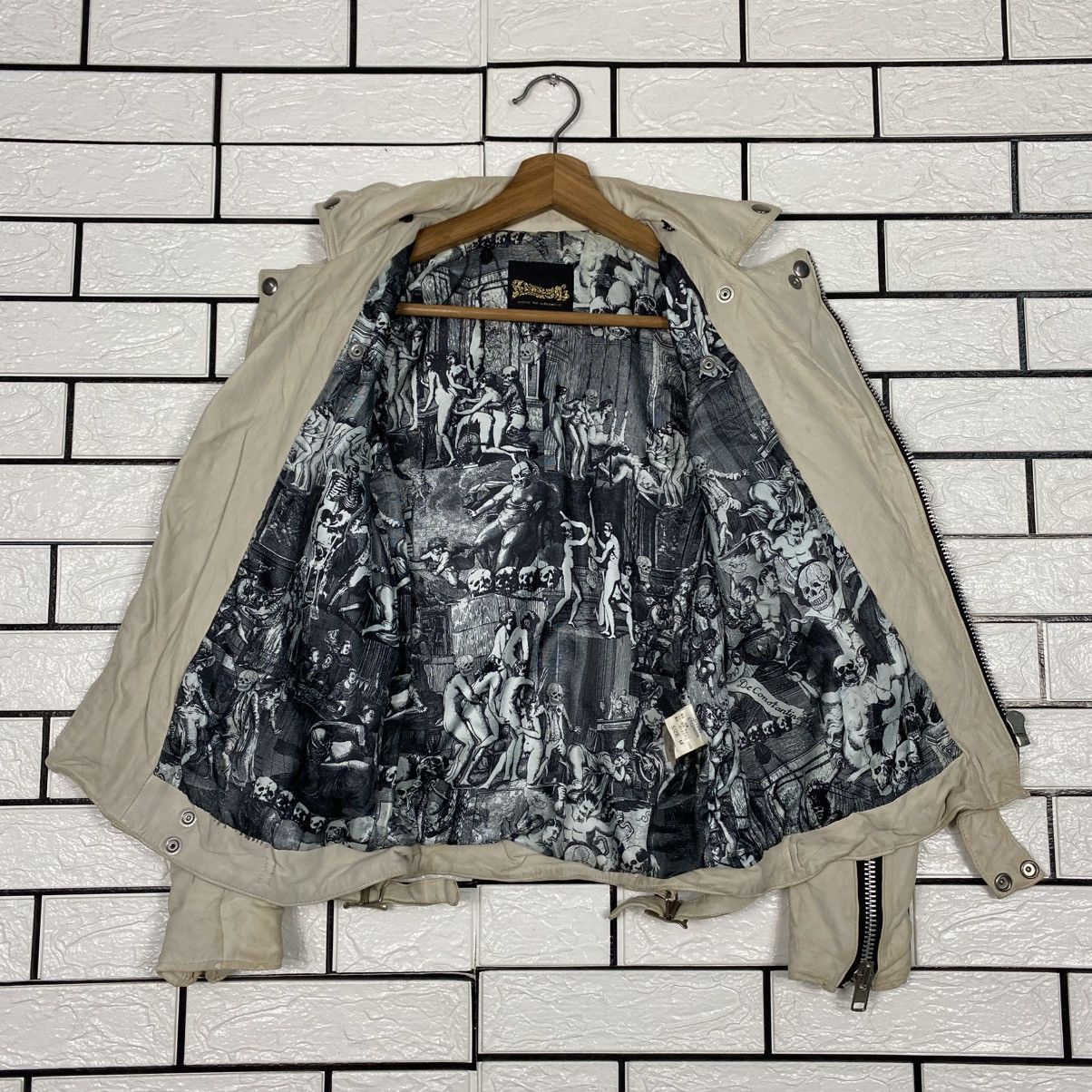 Hysteric Glamour 📌Vintage Double Collar Biker Leather Jacket RNA Inc Size US M / EU 48-50 / 2 - 18 Thumbnail