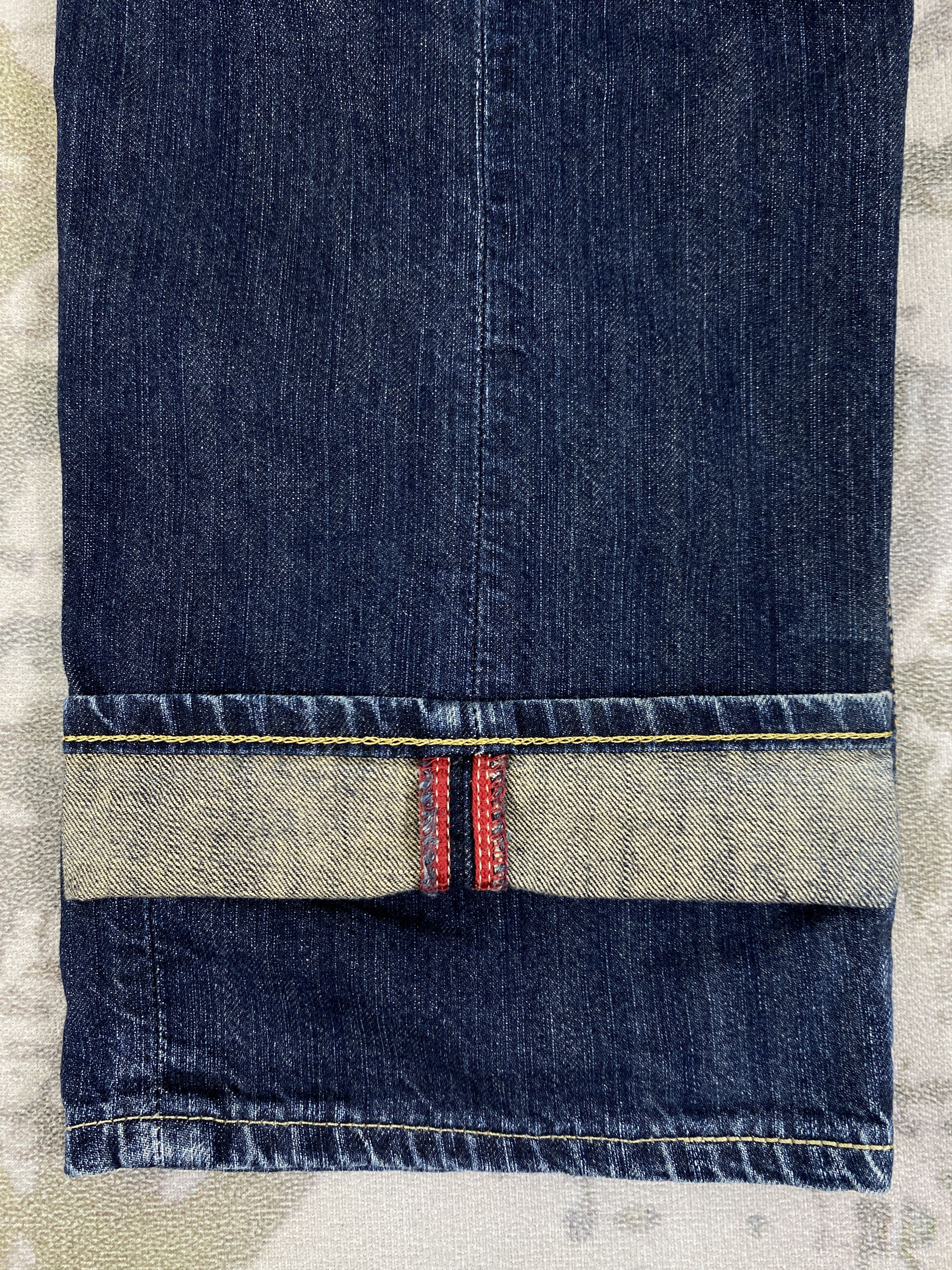 Japanese Brand Faded Blue Vintage Edwin Jeans 40x33.5 Denim- JN3654 Size US 40 / EU 56 - 12 Thumbnail