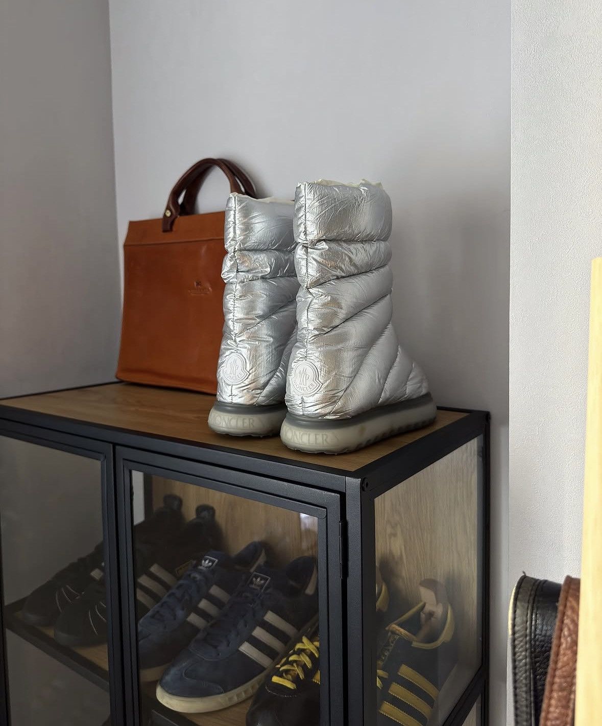 Moncler Moncler Gaia archive metallic-effect snow boots Size US 8 / IT 38 - 4 Thumbnail