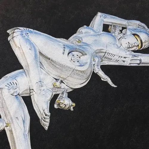 Japanese Brand × Vintage Goth Robot Vintage Design Graphic T-Shirt Size US L / EU 52-54 / 3 - 2 Thumbnail