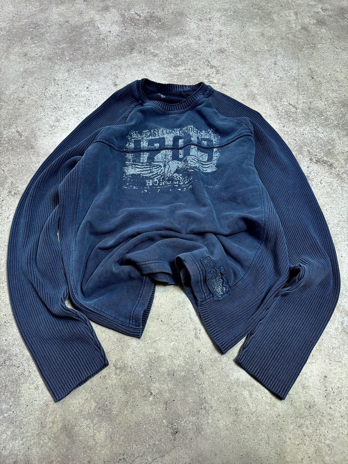 Diesel × Japanese Brand Vintage Rubby Diesel Style Avant-Garde Sweater Size US M / EU 48-50 / 2 - 1 Thumbnail