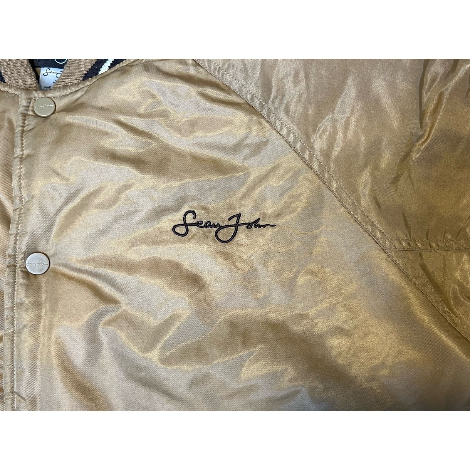 Sean John Sean John Snap Up Quilted Puffer Bomber Jacket XL Size US XL / EU 56 / 4 - 5 Thumbnail