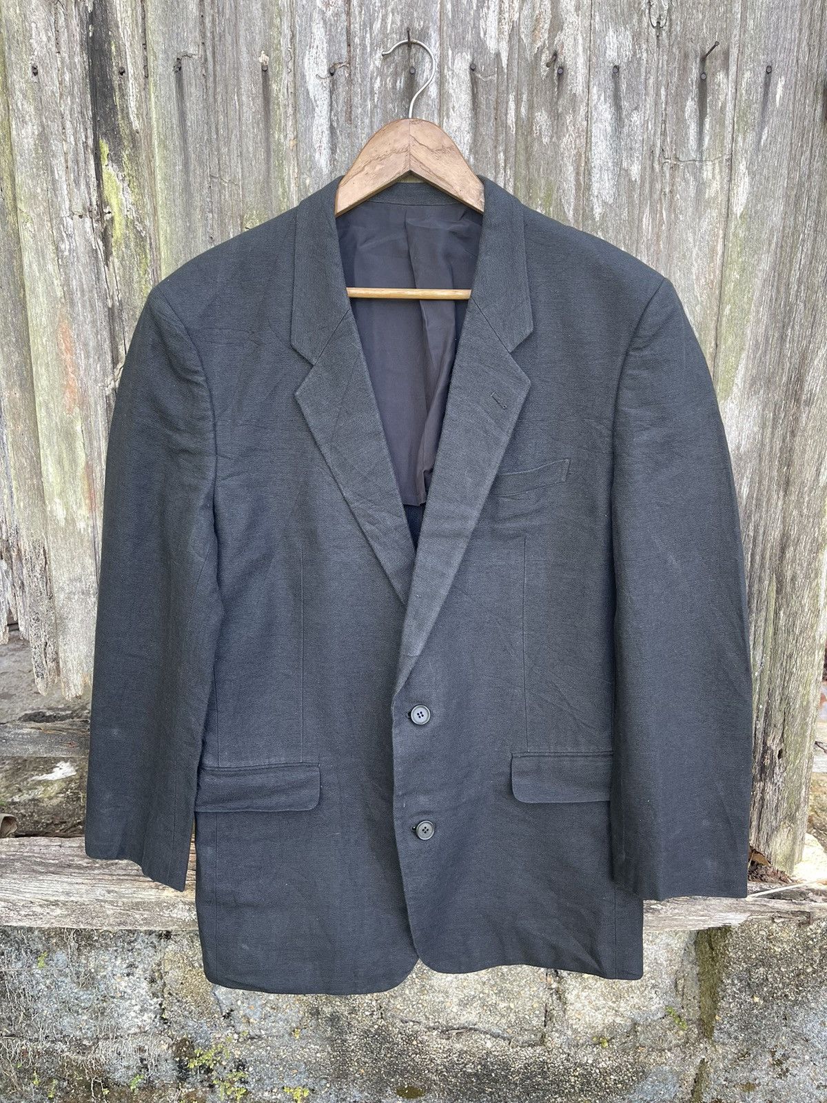 Issey Miyake Issey Miyake Men S/S 2001 Black Blazer Size L Japan Size US L / EU 52-54 / 3 - 1 Thumbnail