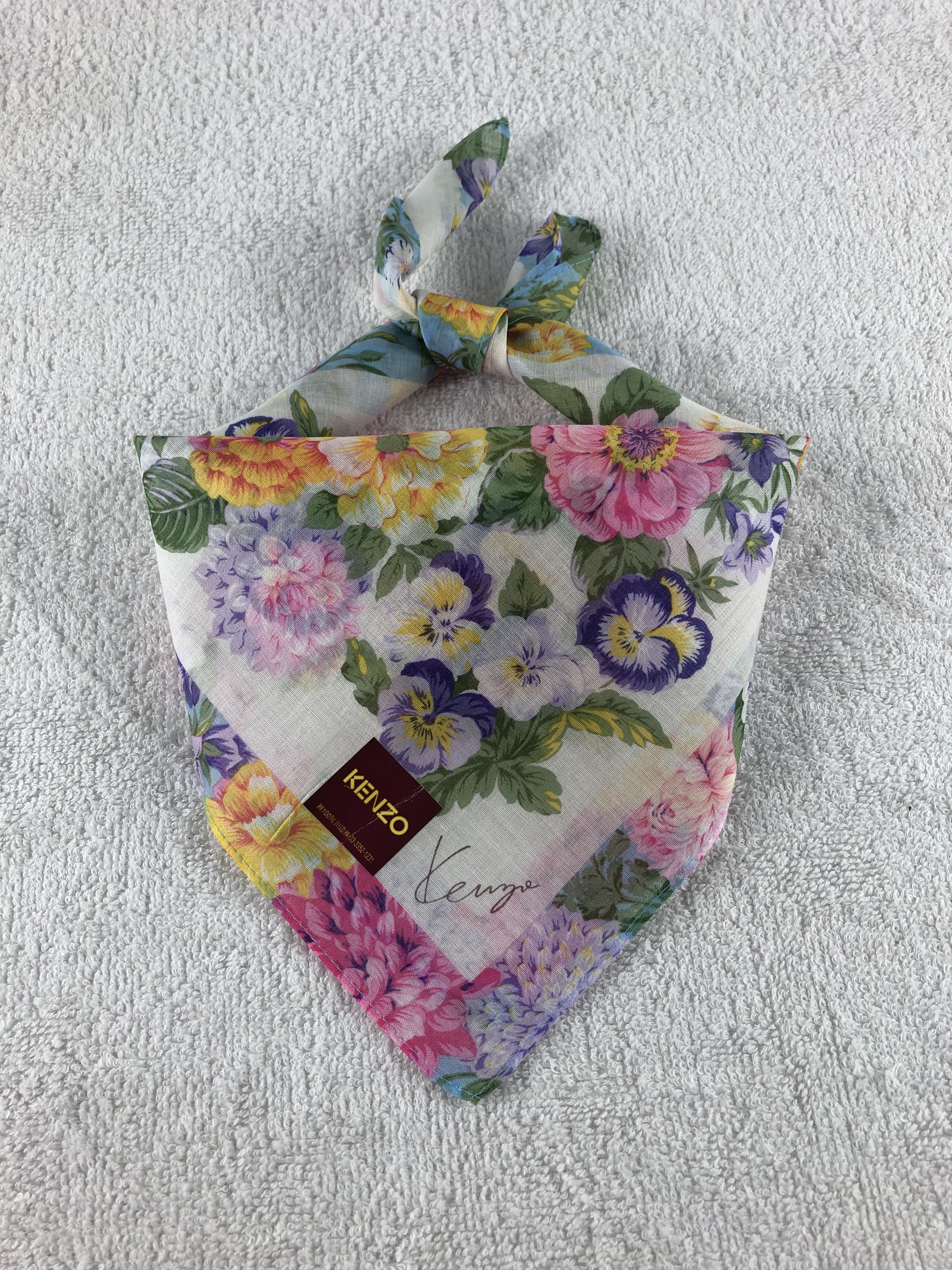Kenzo × Vintage Kenzo Handkerchief / Bandana / Neckerchief Size ONE SIZE - 2 Thumbnail