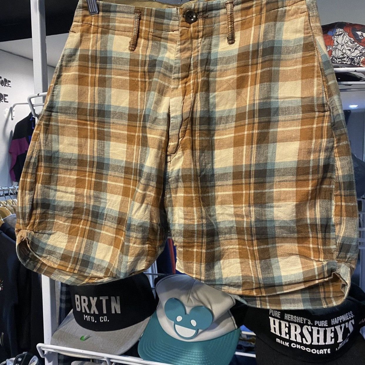 Kapital Kapital brown plaid shorts 28 Size US 28 / EU 44 - 4 Thumbnail