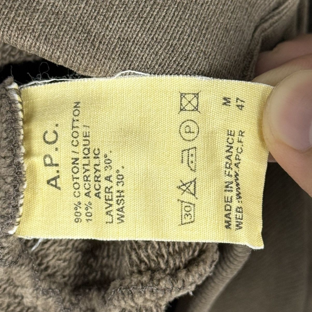 A.P.C. APC Plain Zipper Hoodie Size US S / EU 44-46 / 1 - 4 Thumbnail