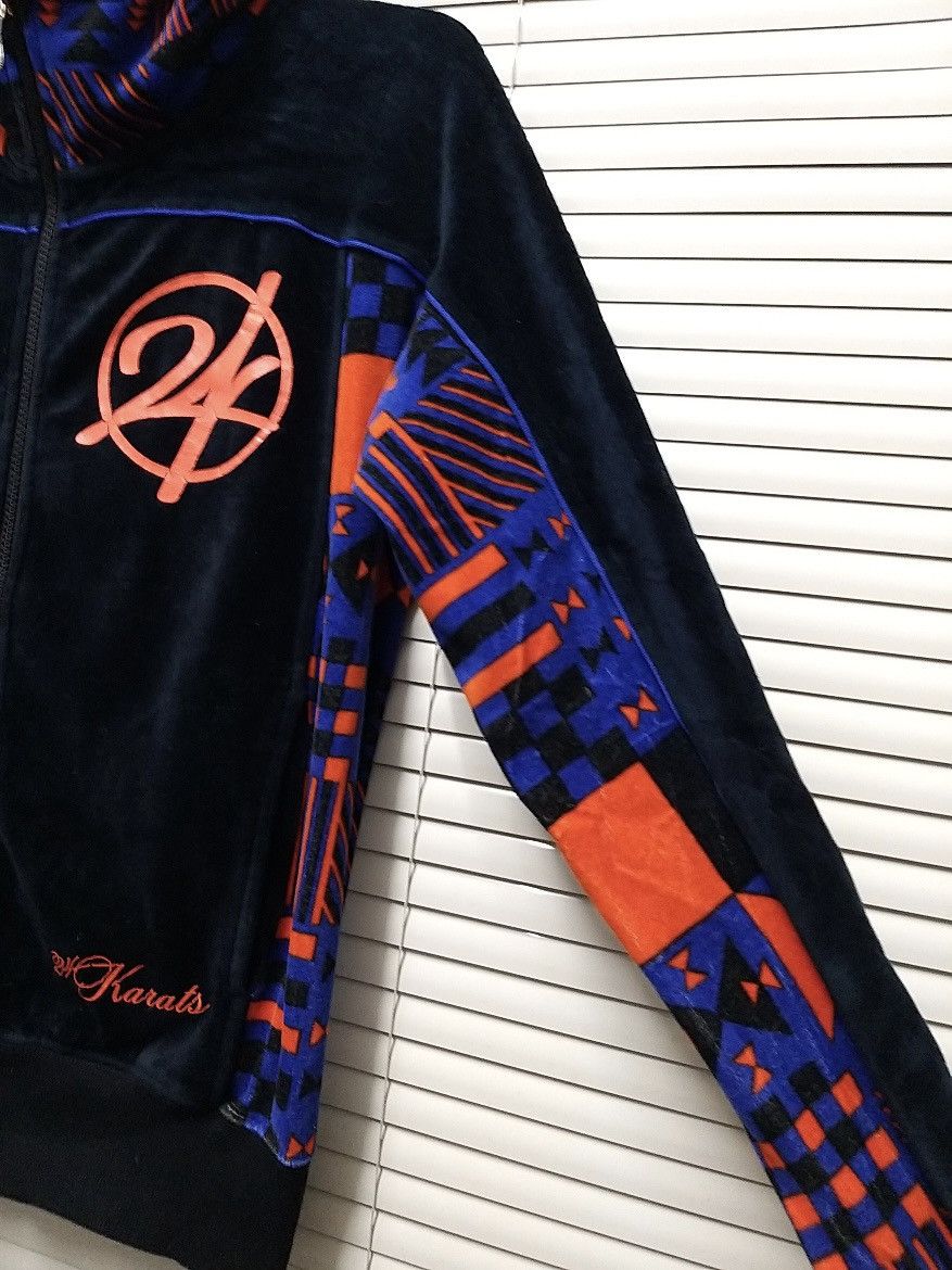 Japanese Brand JAPANESE BRAND 24KARATS VELVET BIG LOGO ZIPPER HOODIES Size US S / EU 44-46 / 1 - 6 Thumbnail