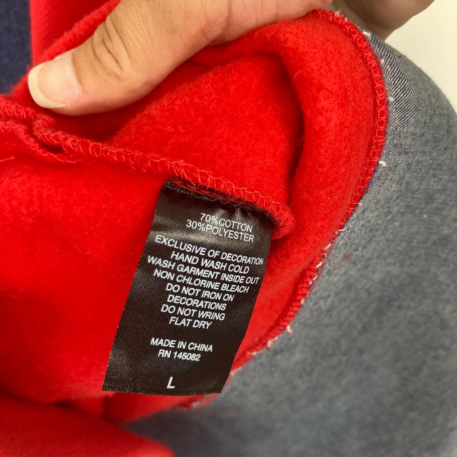 Other Koodoo Playground Sneakerhead Red Sweatshirt Denim Sz L Size US L / EU 52-54 / 3 - 8 Thumbnail