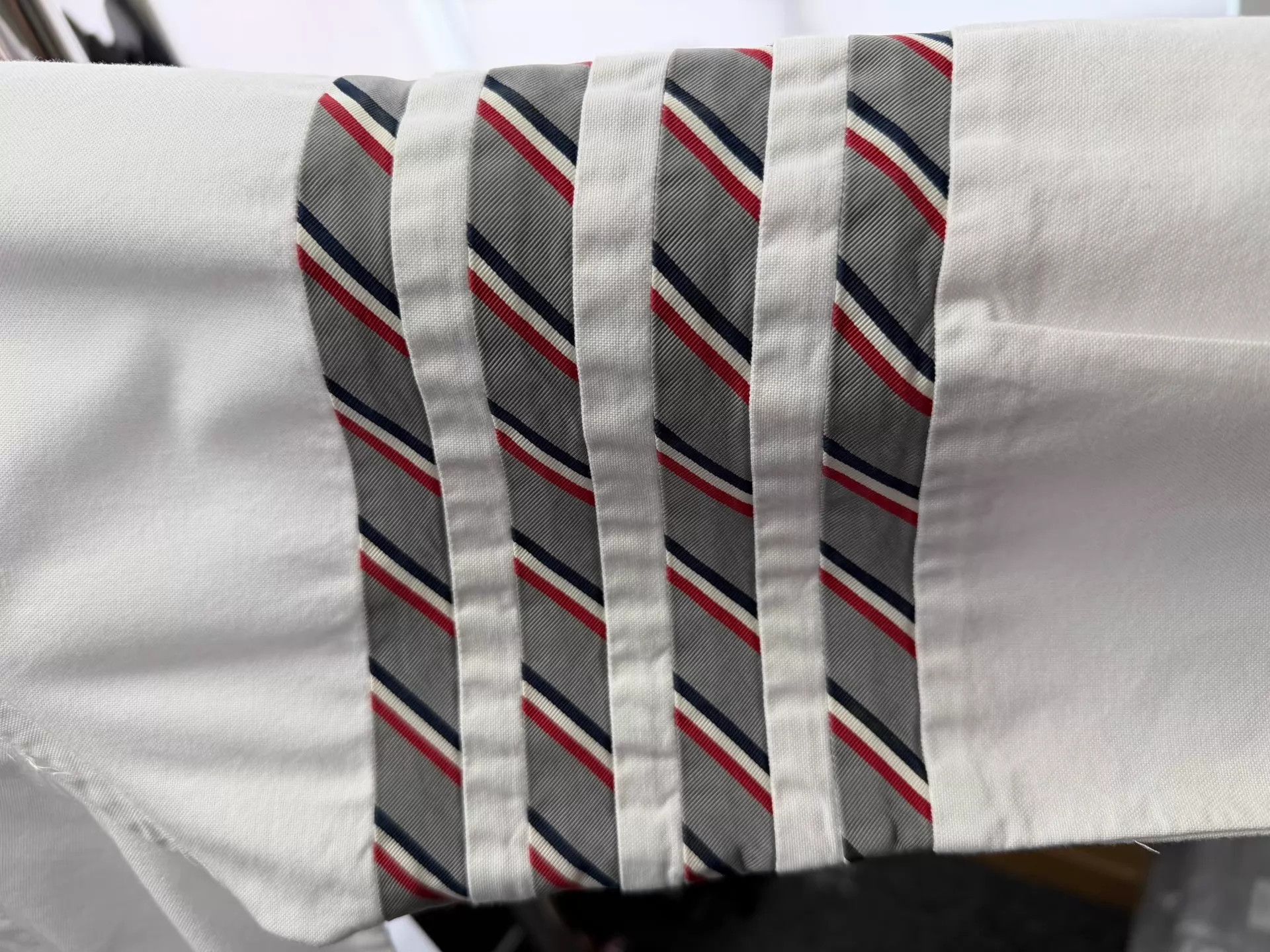Thom Browne Thom Browne Classic 4-Bar White Oxford Shirt Size 5 Size US XXL / EU 58 / 5 - 6 Thumbnail