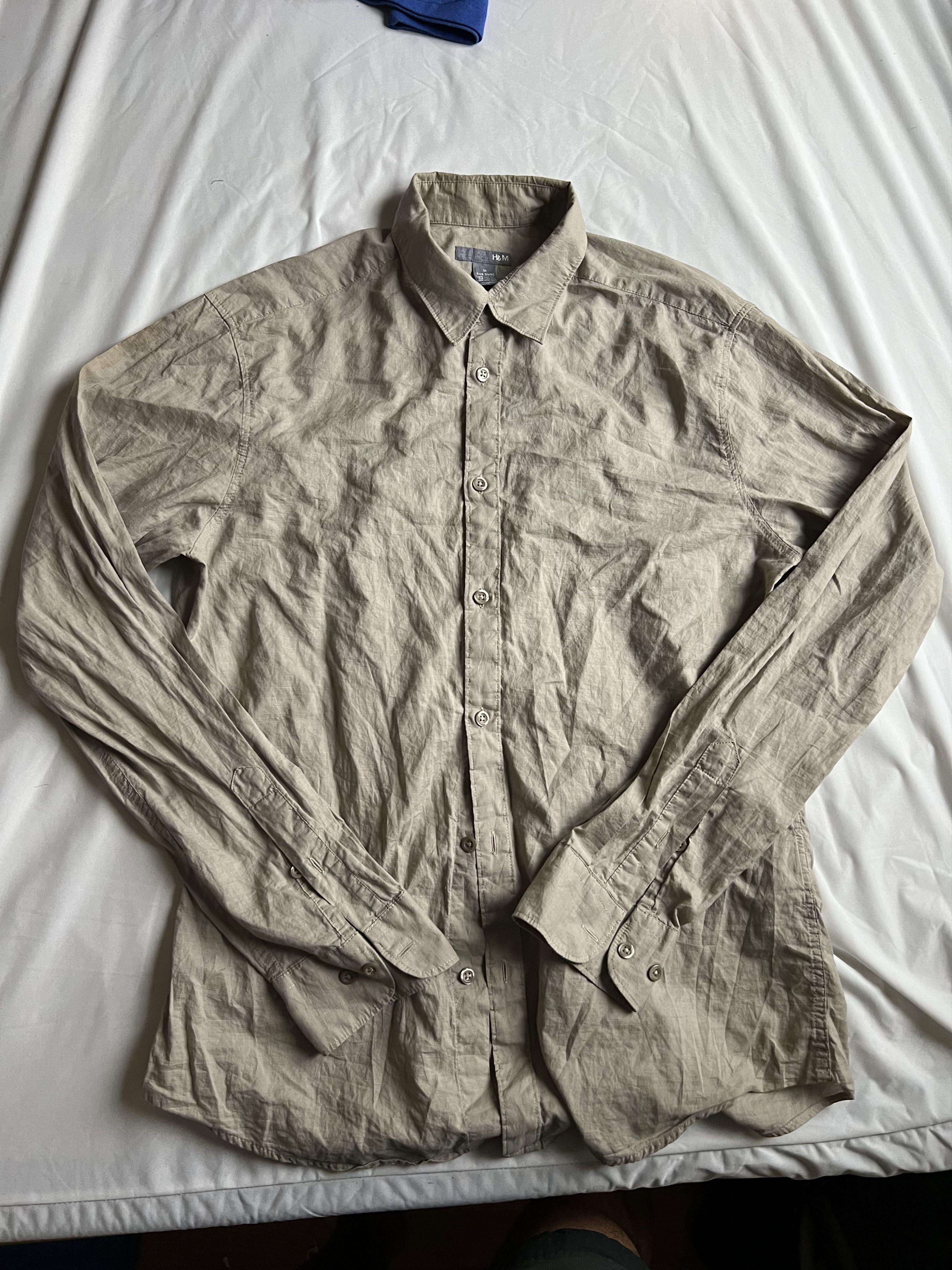 H&M H&M Button Up Shirt medium beige $39.50 Size US M / EU 48-50 / 2 - 2 Thumbnail