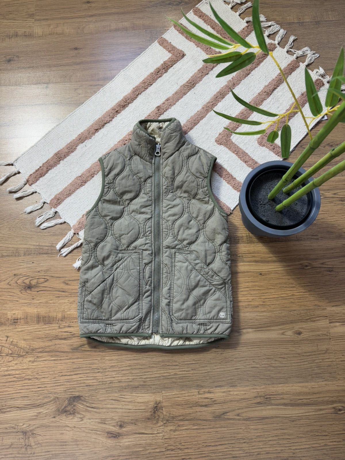 Timberland VINTAGE TIMBERLAND TWO-WAY QUILTED NYLON LINER JACKET Size M / US 6-8 / IT 42-44 - 2 Thumbnail