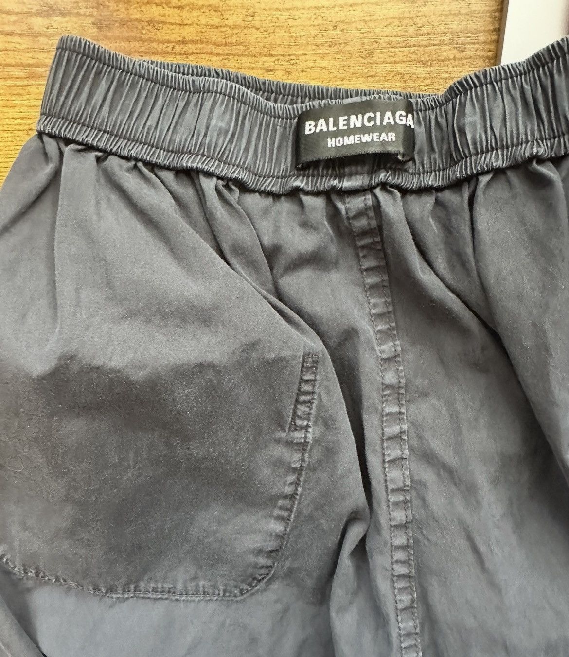 Balenciaga Navy Balenciaga Homewear shorts Size US 31 - 7 Thumbnail