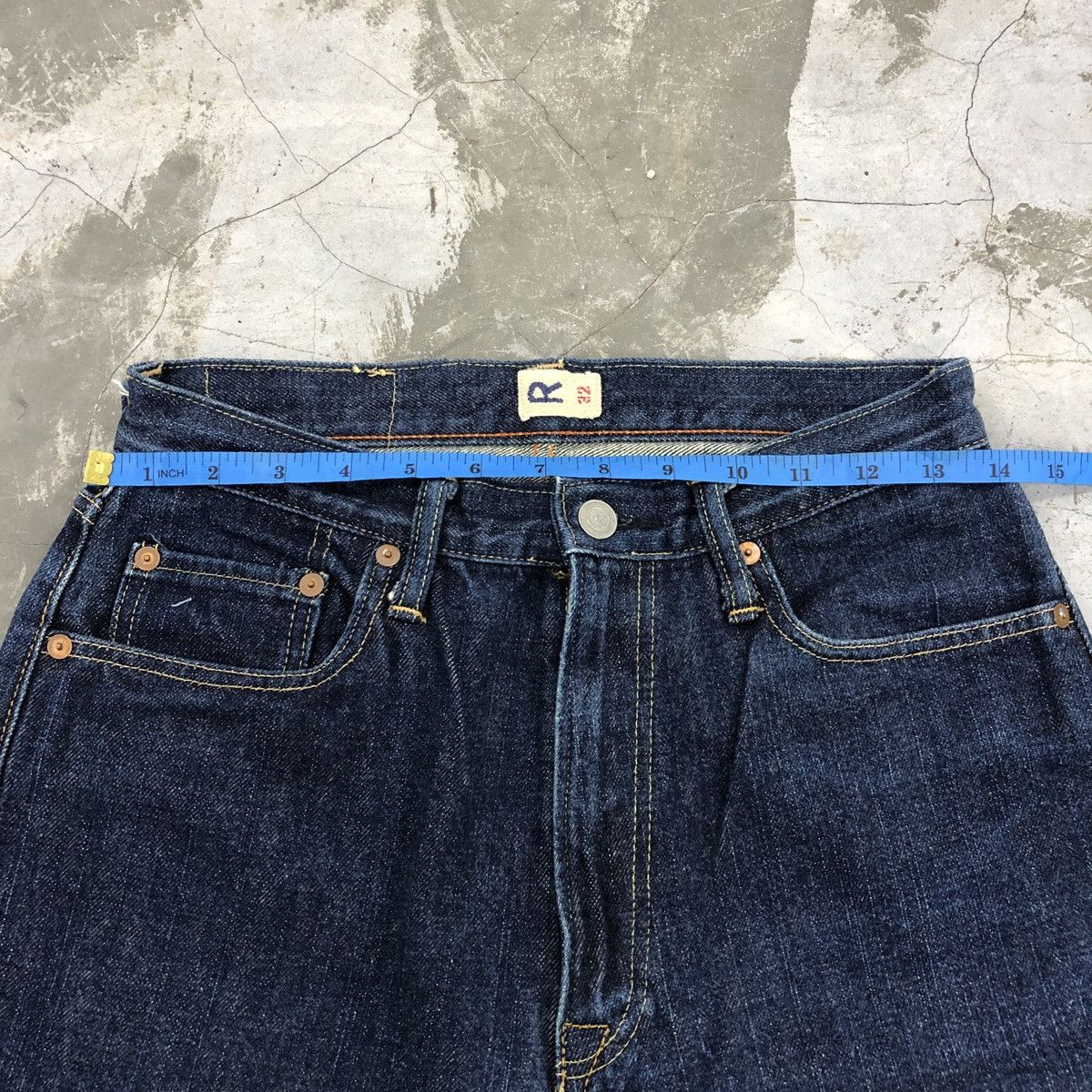 45rpm × Denime × Japanese Brand 45 RPM Straight Cut Denim Jeans Size US 28 / EU 44 - 17 Thumbnail