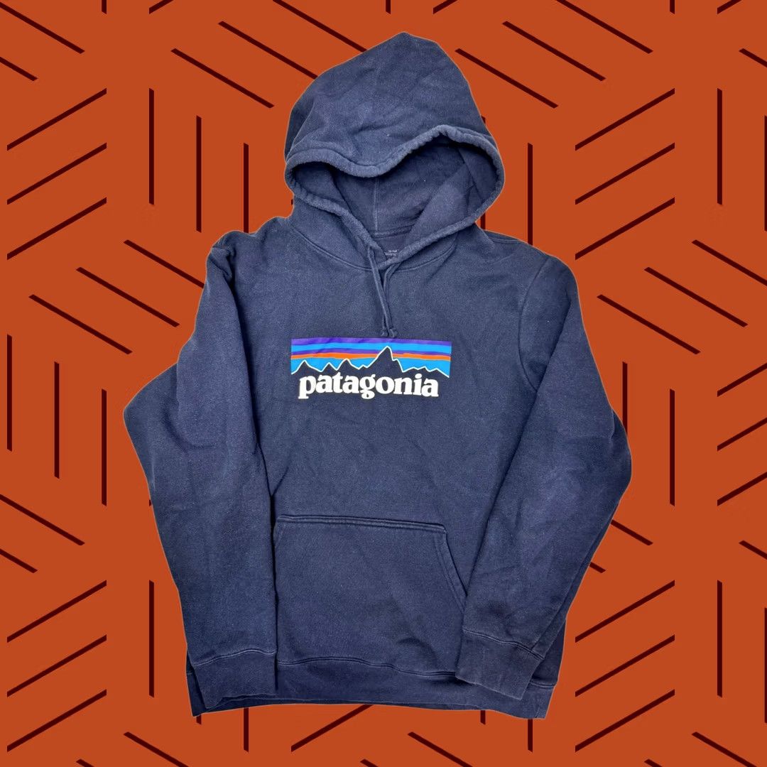 Patagonia Patagonia Men's L Upisral Hoody Pullover Hoodie Navy Blue Regular Fit Size US L / EU 52-54 / 3 - 1 Thumbnail