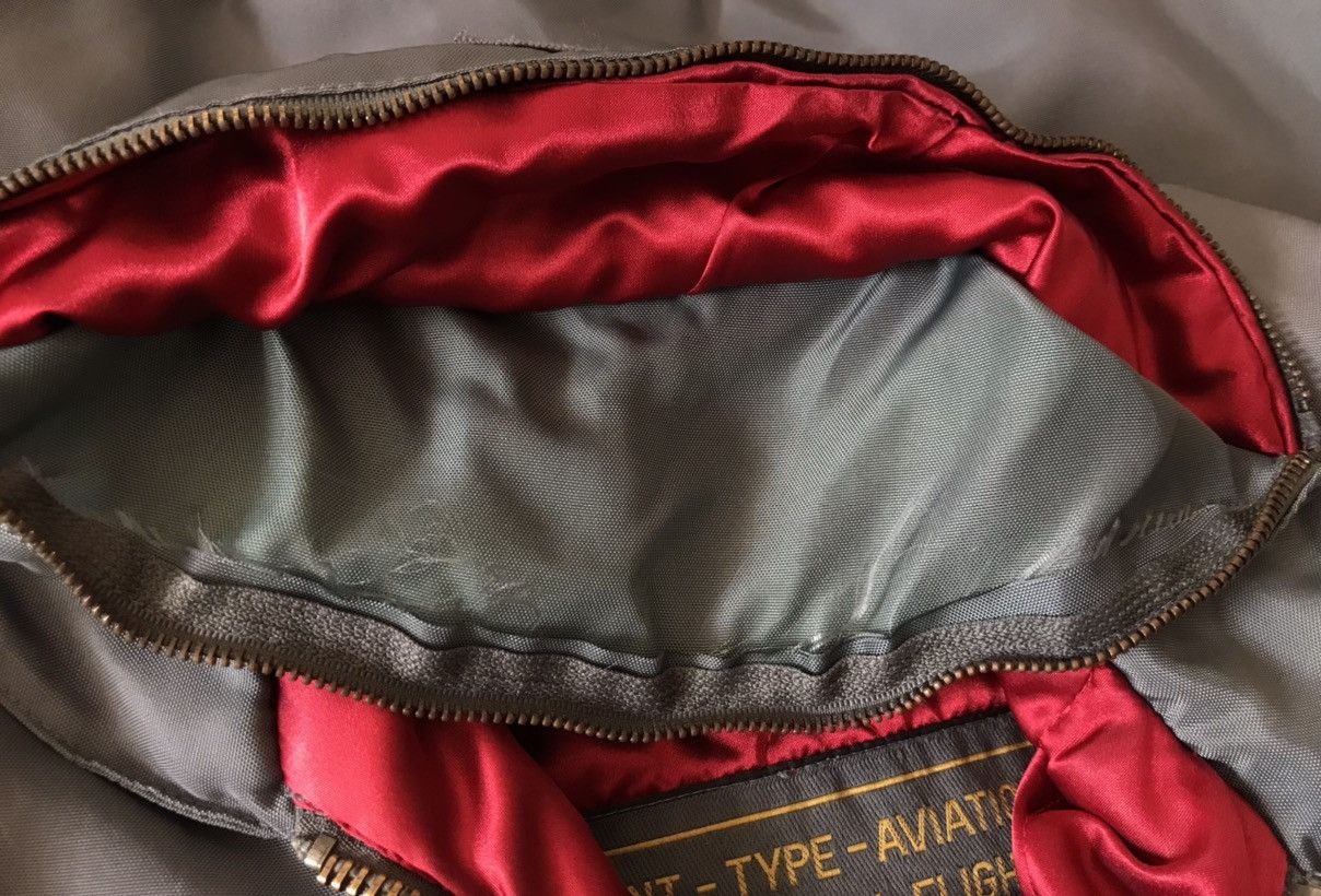 Vintage Flight Jacket For Men USA collectible Uniform Bomber Size US S / EU 44-46 / 1 - 18 Thumbnail